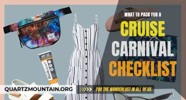 Essential Items to Include in Your Carnival Cruise Packing Checklist