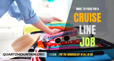 Essential Items to Pack for a Cruise Line Job