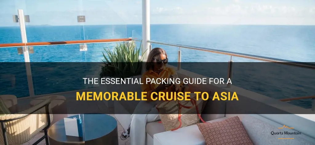 what to pack for a cruise to asia