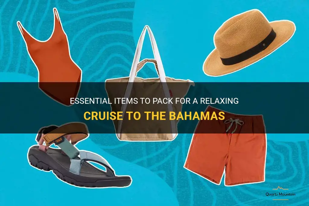 what to pack for a cruise to bahamas