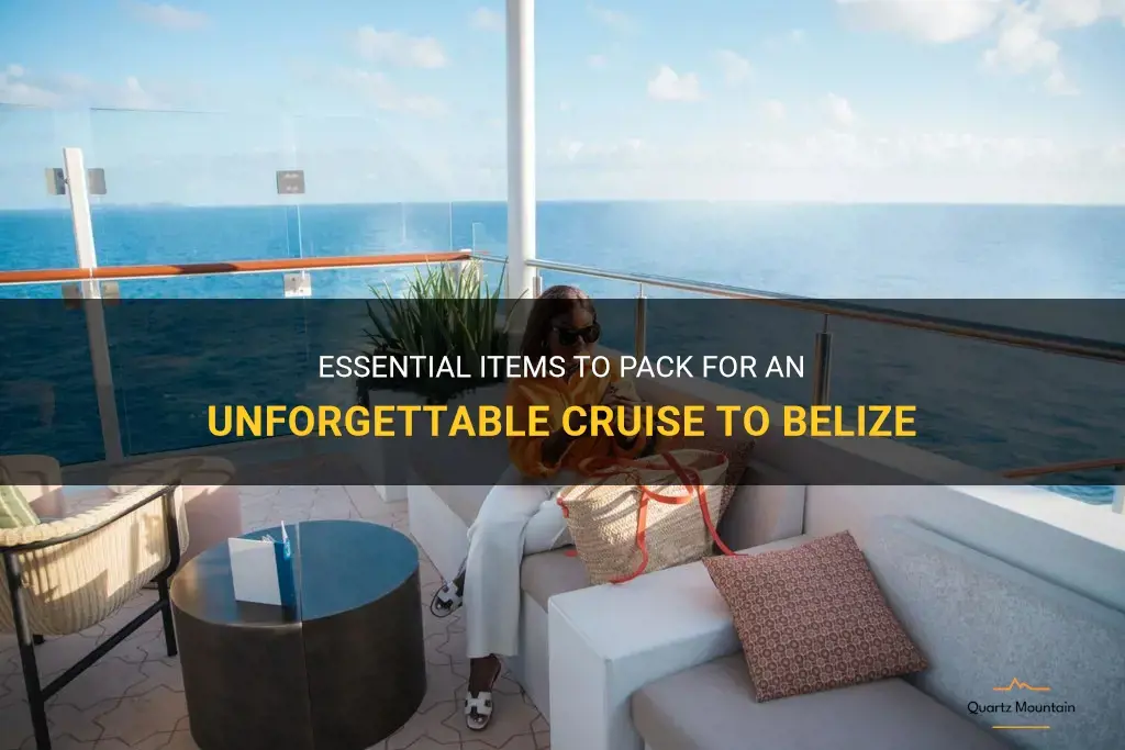 what to pack for a cruise to belize
