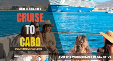 Essential Items to Pack for a Cruise to Cabo