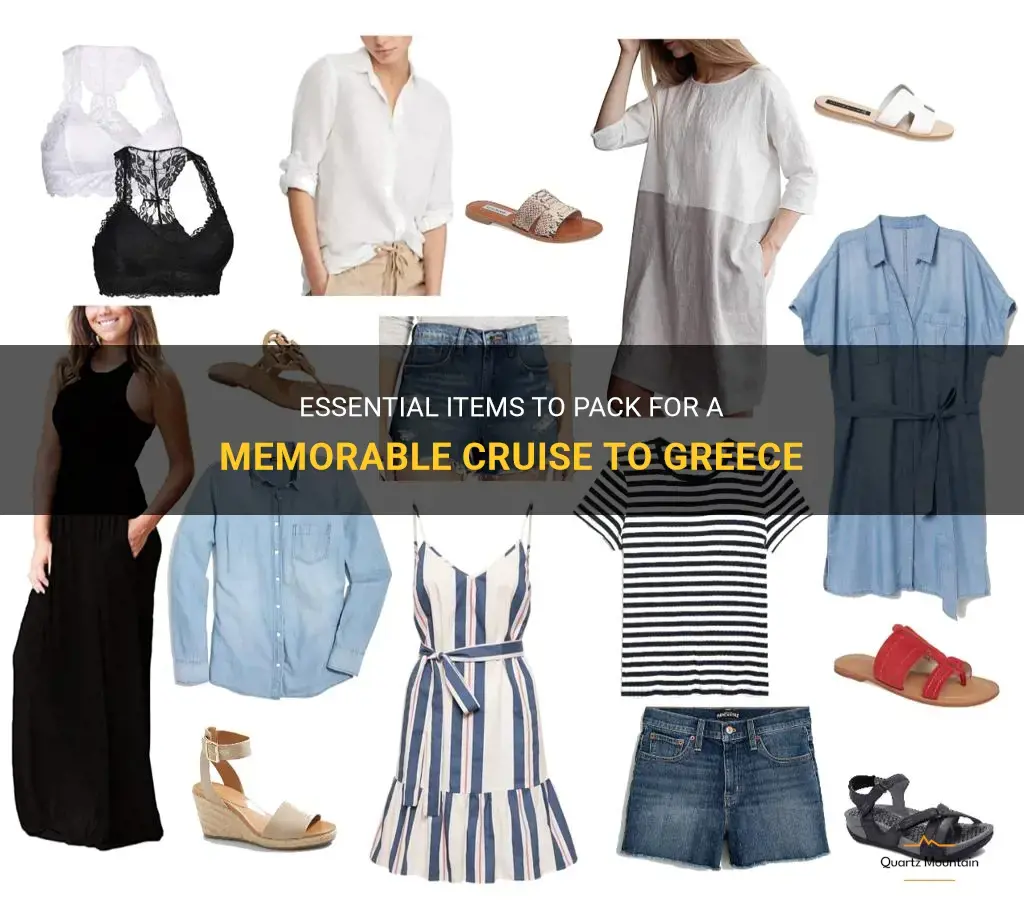 what to pack for a cruise to greece