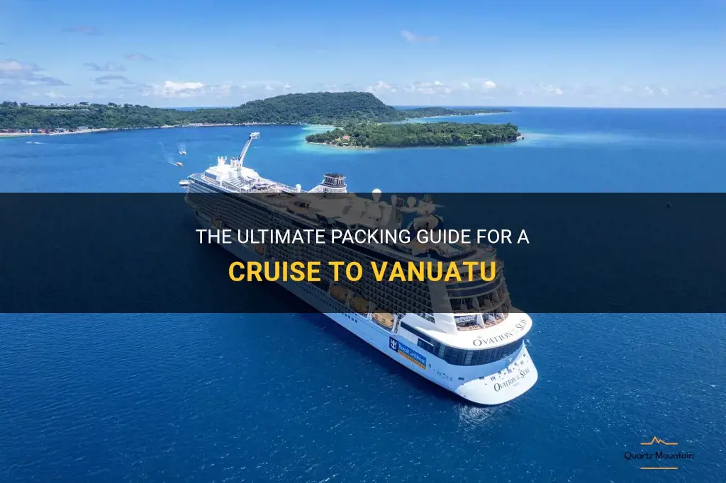 what to pack for a cruise to vanuatu