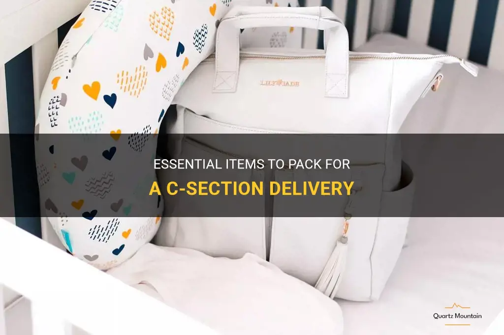what to pack for a csection