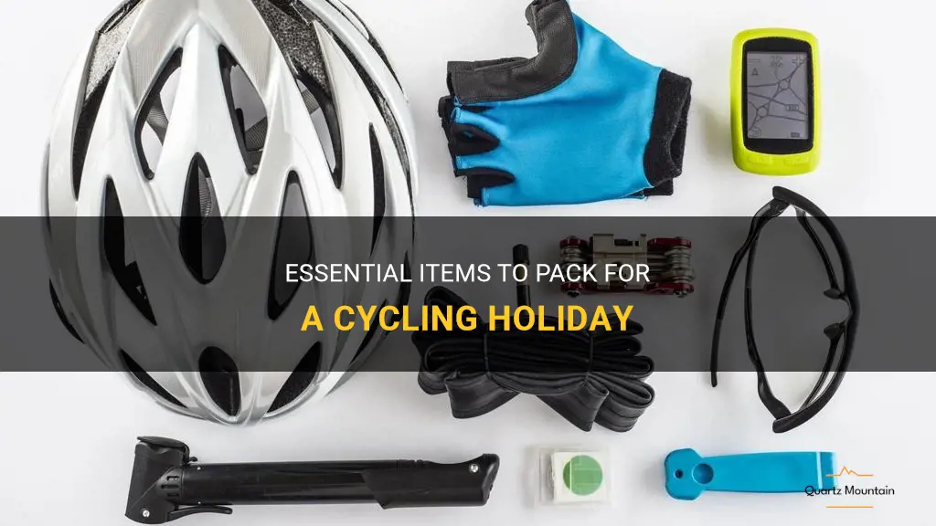 what to pack for a cycling holiday