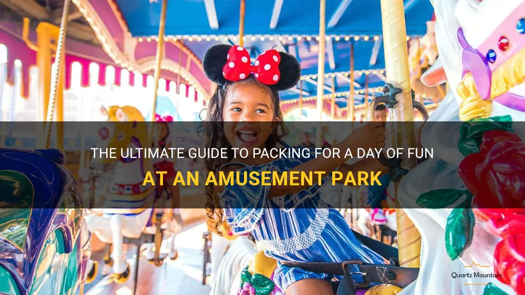 what to pack for a day at an amusement park