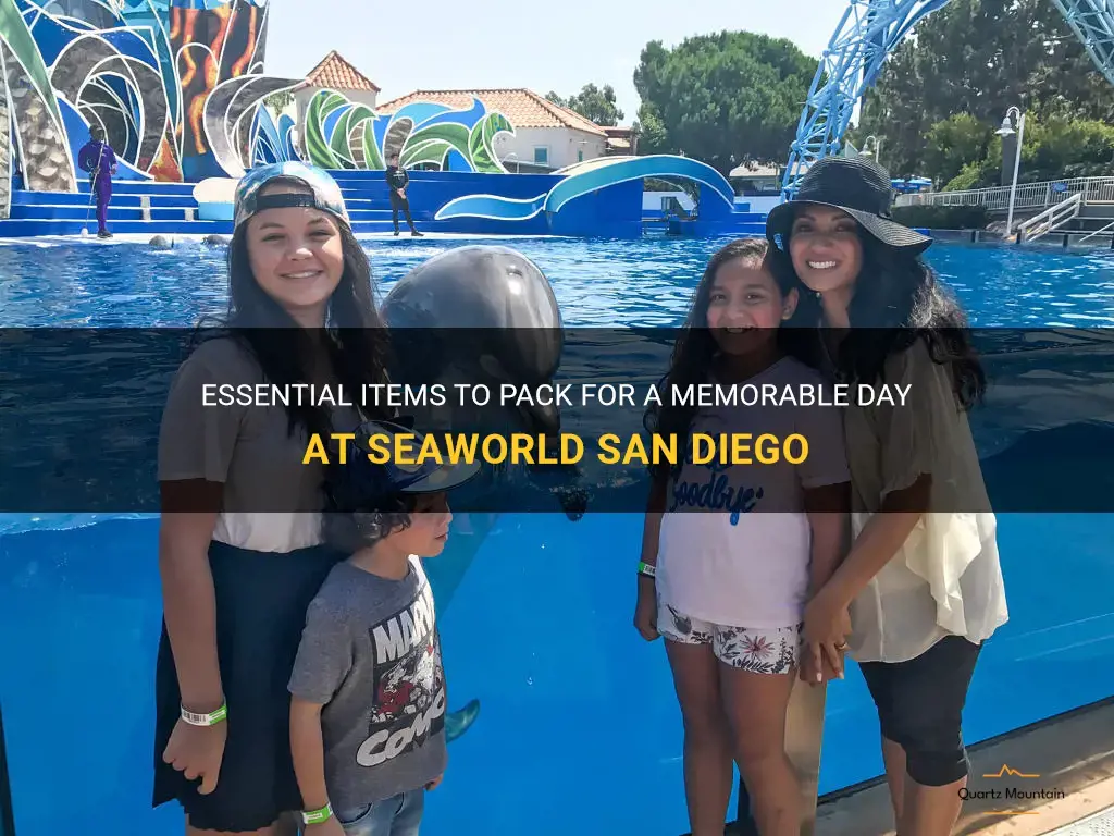 what to pack for a day at seaworld san diego