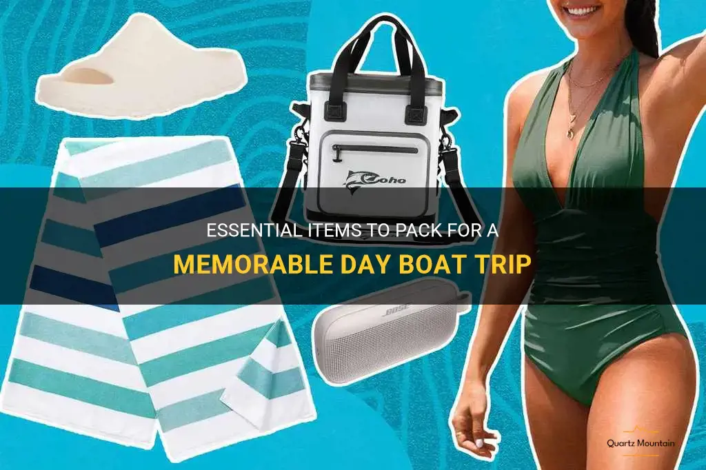 what to pack for a day boat trip