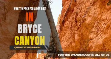 Essential Items to Pack for a Memorable Day Hike in Bryce Canyon