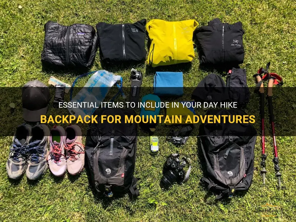 what to pack for a day hike in the mountains