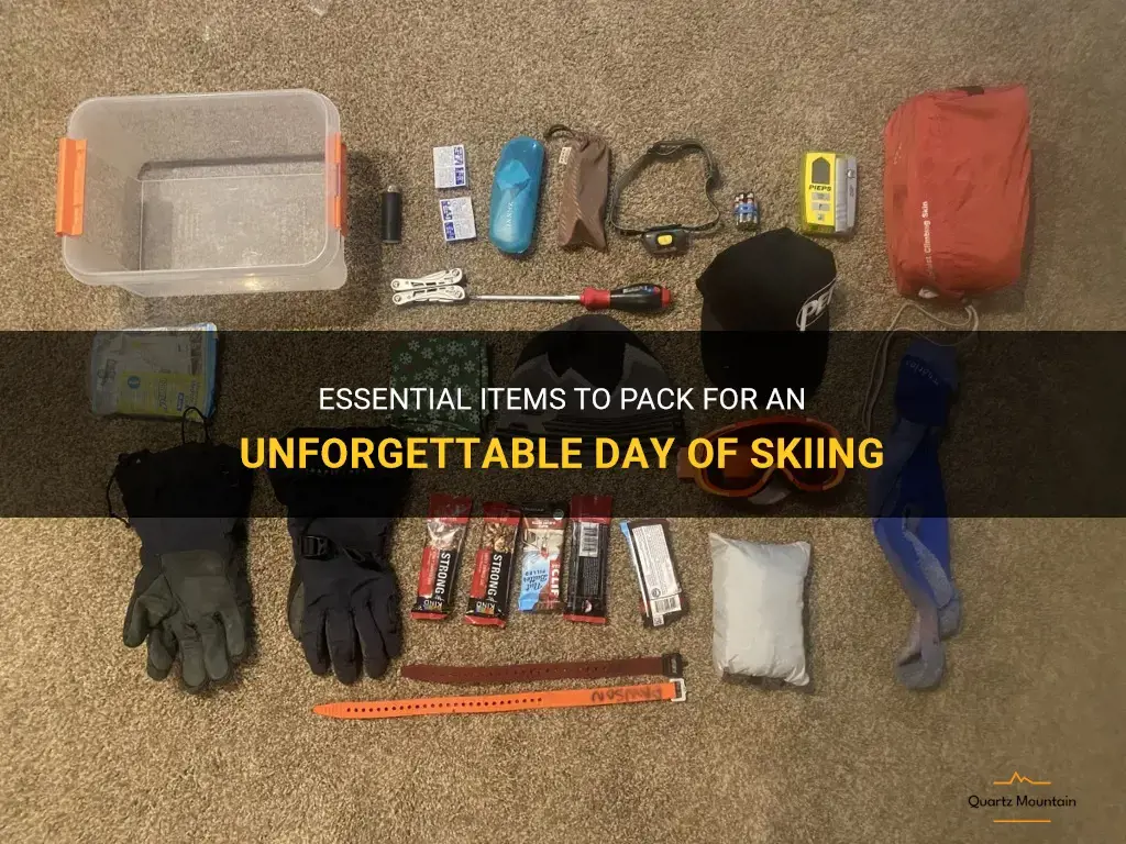 what to pack for a day of skiing