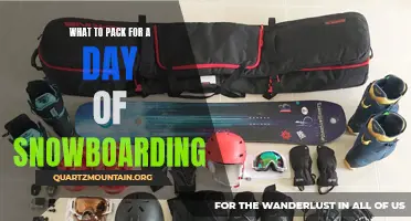 Essential Items to Pack for a Day of Snowboarding
