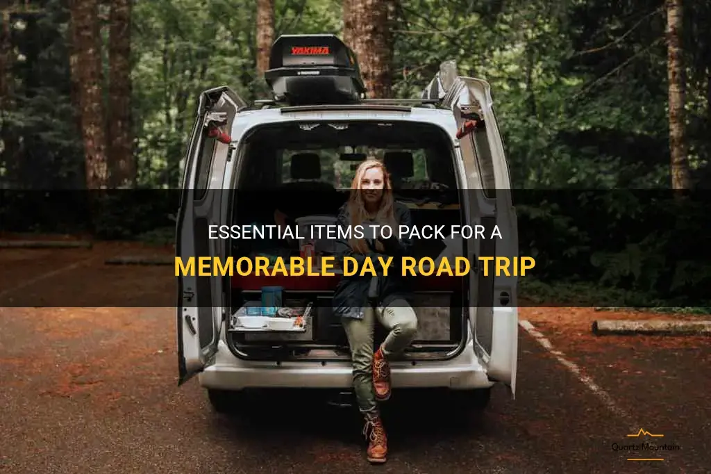 what to pack for a day road trip