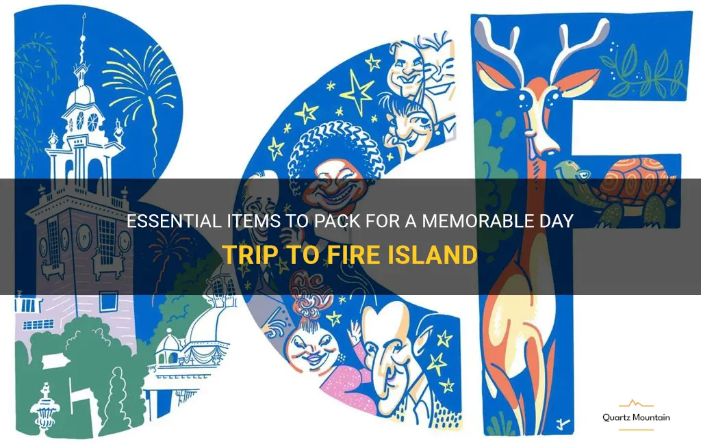 what to pack for a day trip to fire island