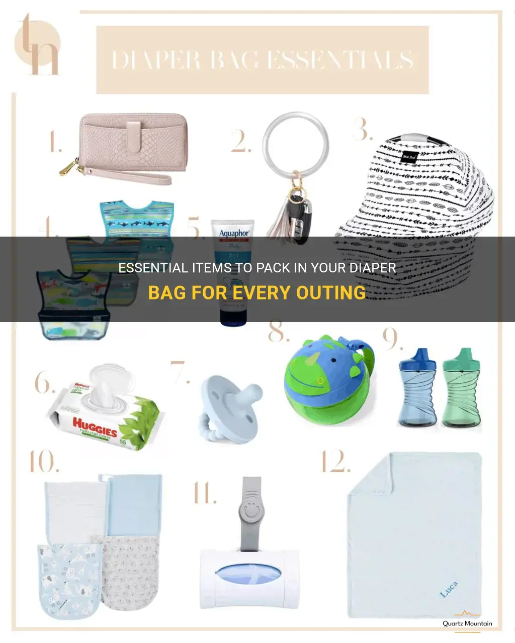 what to pack for a diaper bag