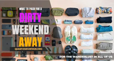 Essential Items to Pack for a Memorable Dirty Weekend Getaway