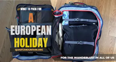 Essential Items to Pack for a Memorable European Holiday