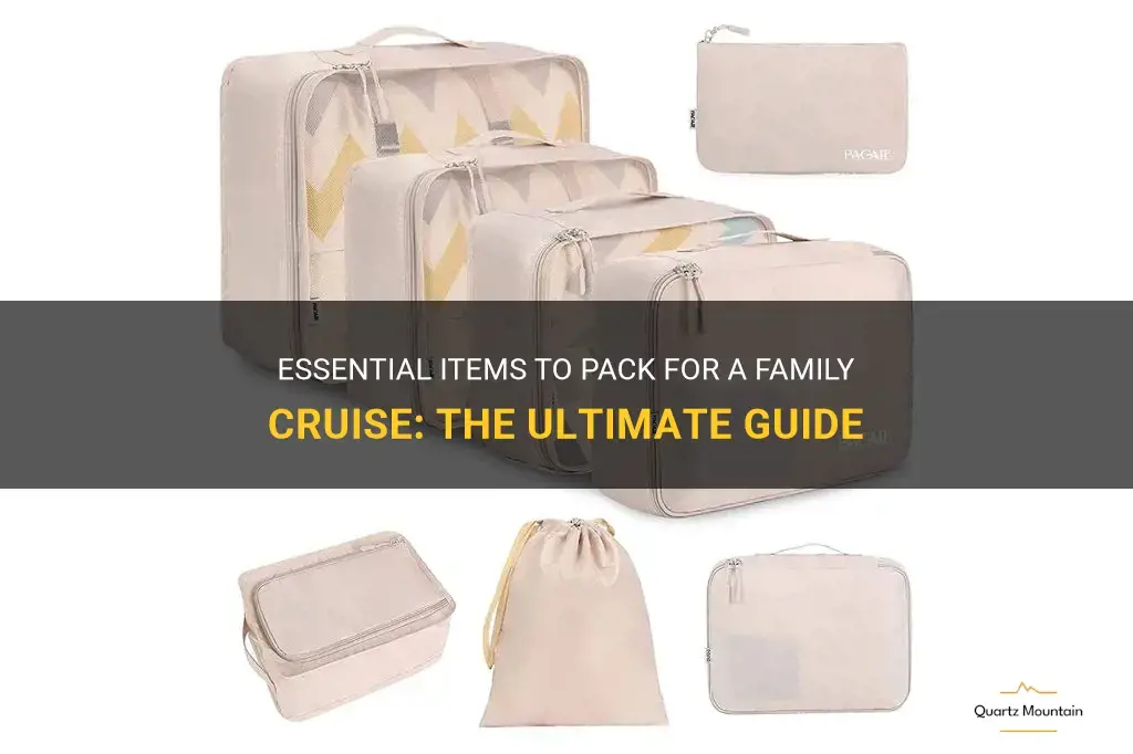 what to pack for a family cruise