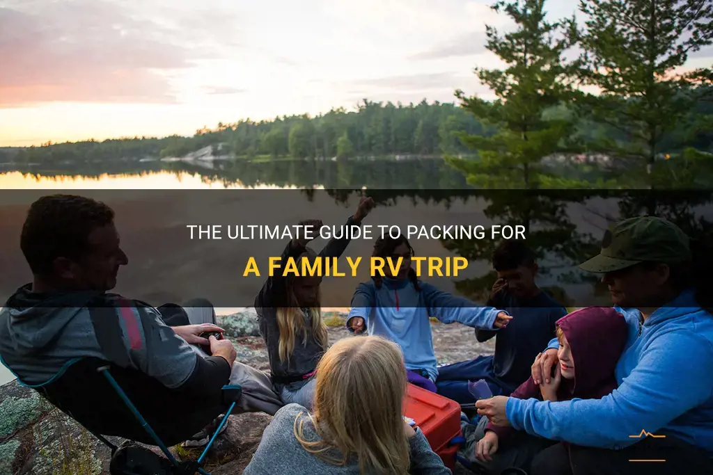 what to pack for a family rv trip