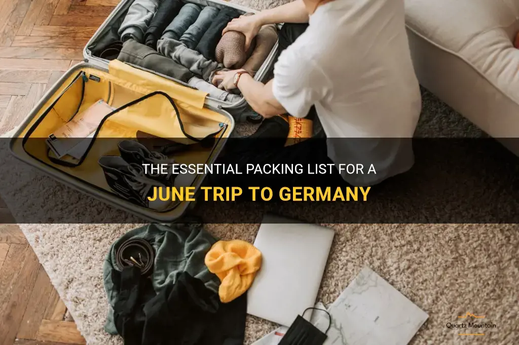 what to pack for a germany in june