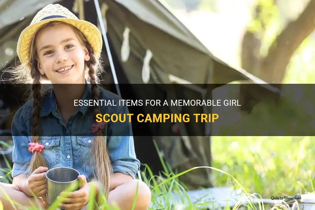 what to pack for a girl scout camping trip