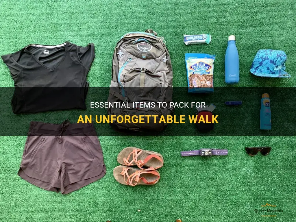 what to pack for a great walk