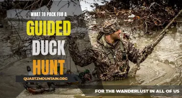 Essential Gear for a Successful Guided Duck Hunt: What to Pack