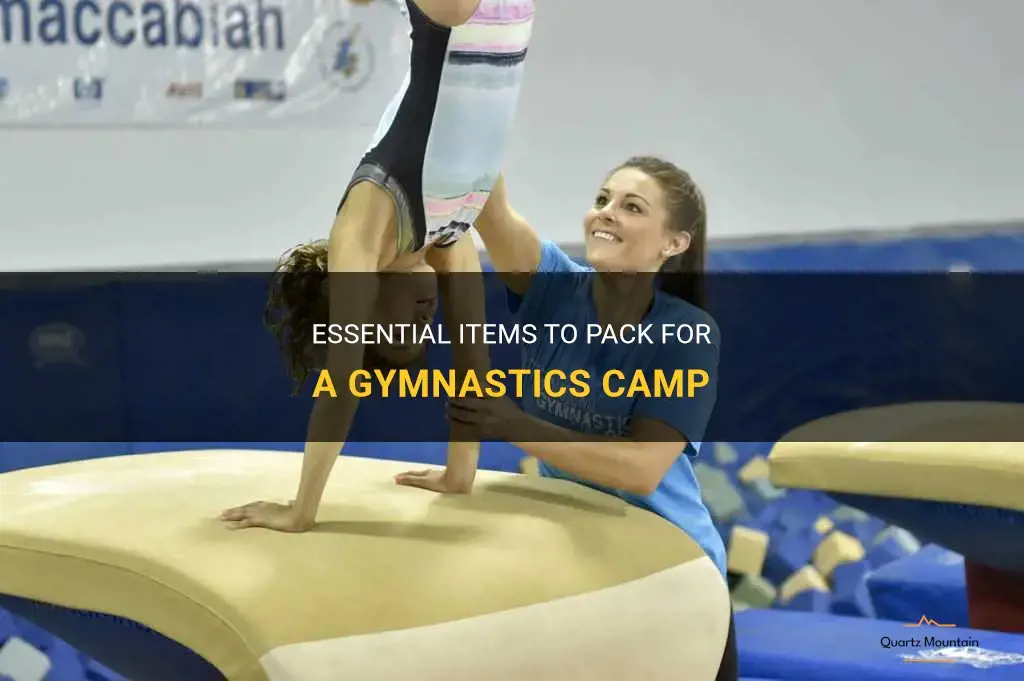 what to pack for a gymnastics camp