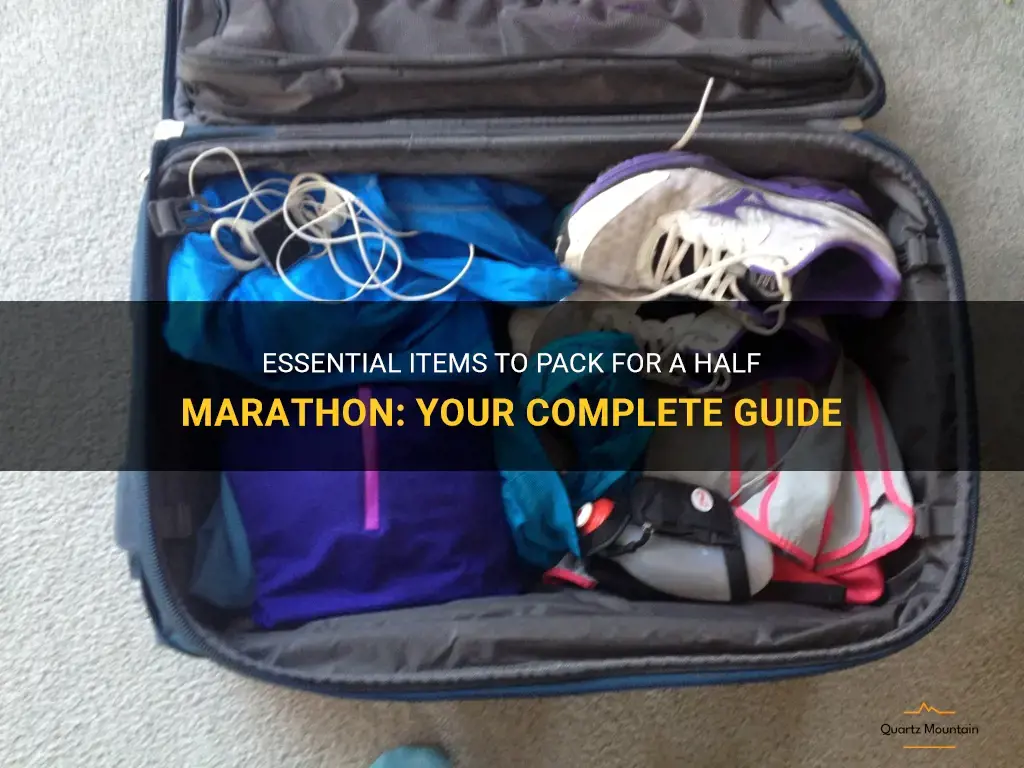 what to pack for a half marathon