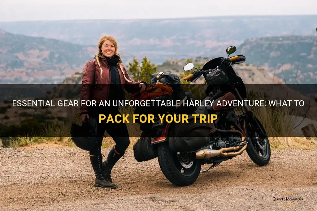what to pack for a harley trip