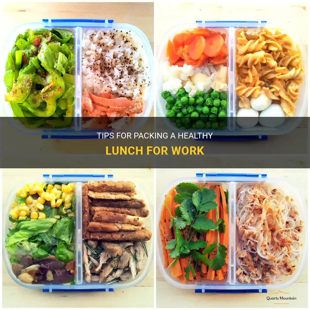 what to pack for a healthy lunch at work