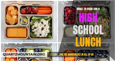 8 Essential Items to Pack for a High School Lunch