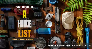 Essential Items to Include in Your Hiking Checklist