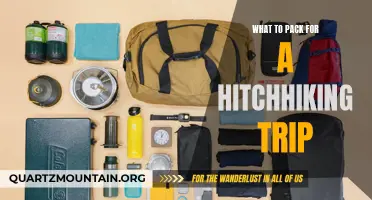 Essential Items to Pack for a Hitchhiking Adventure