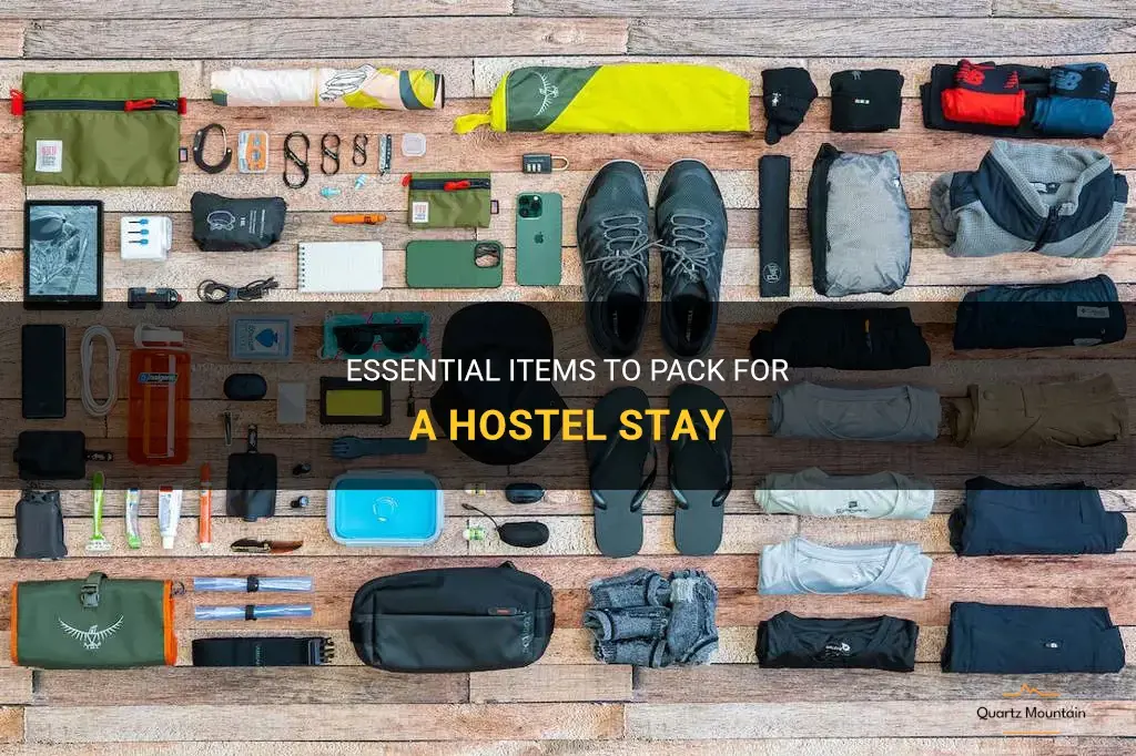 what to pack for a hostel