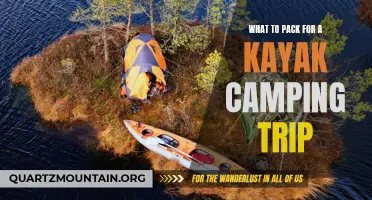 Essential Items to Pack for a Memorable Kayak Camping Trip
