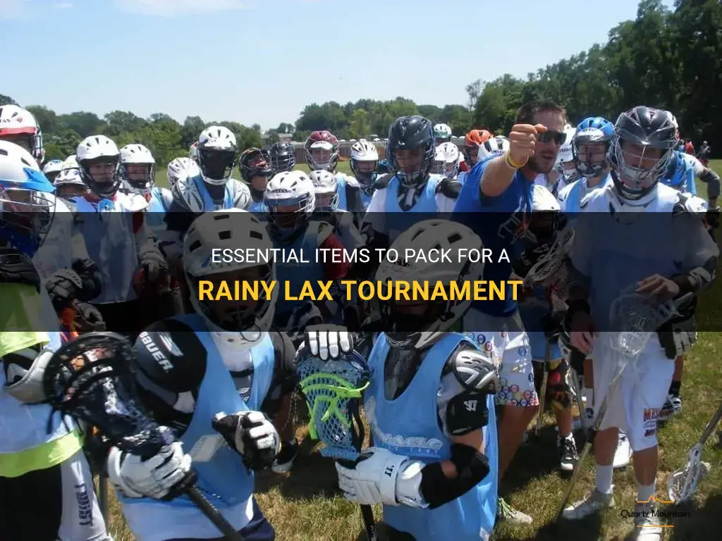 what to pack for a lax tournament in the rain