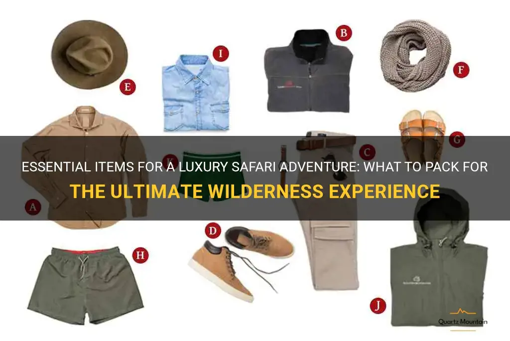 what to pack for a luxury safari