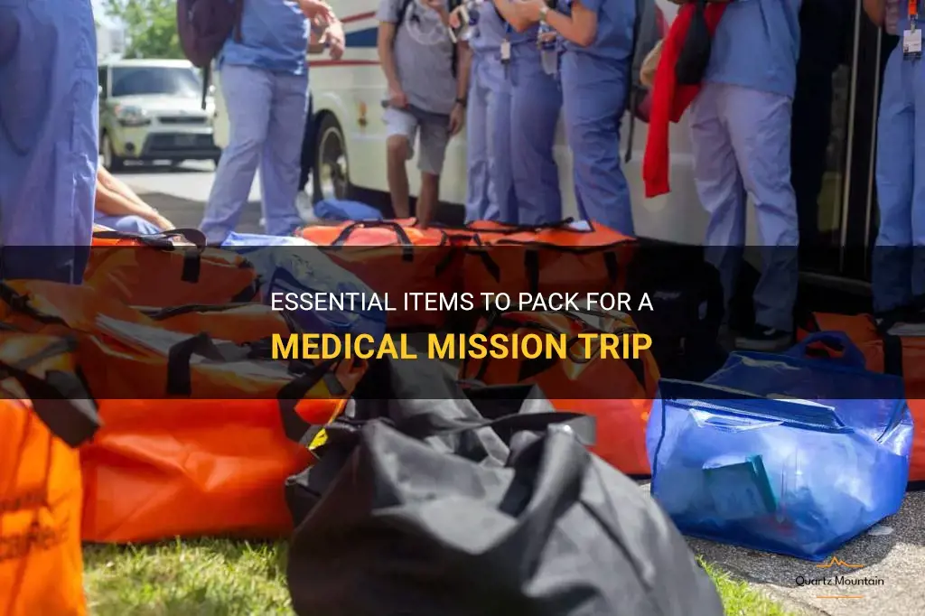 what to pack for a medical mission trip