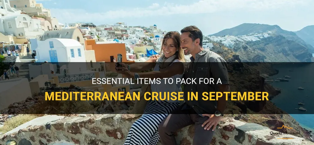what to pack for a mediterranean cruise in September