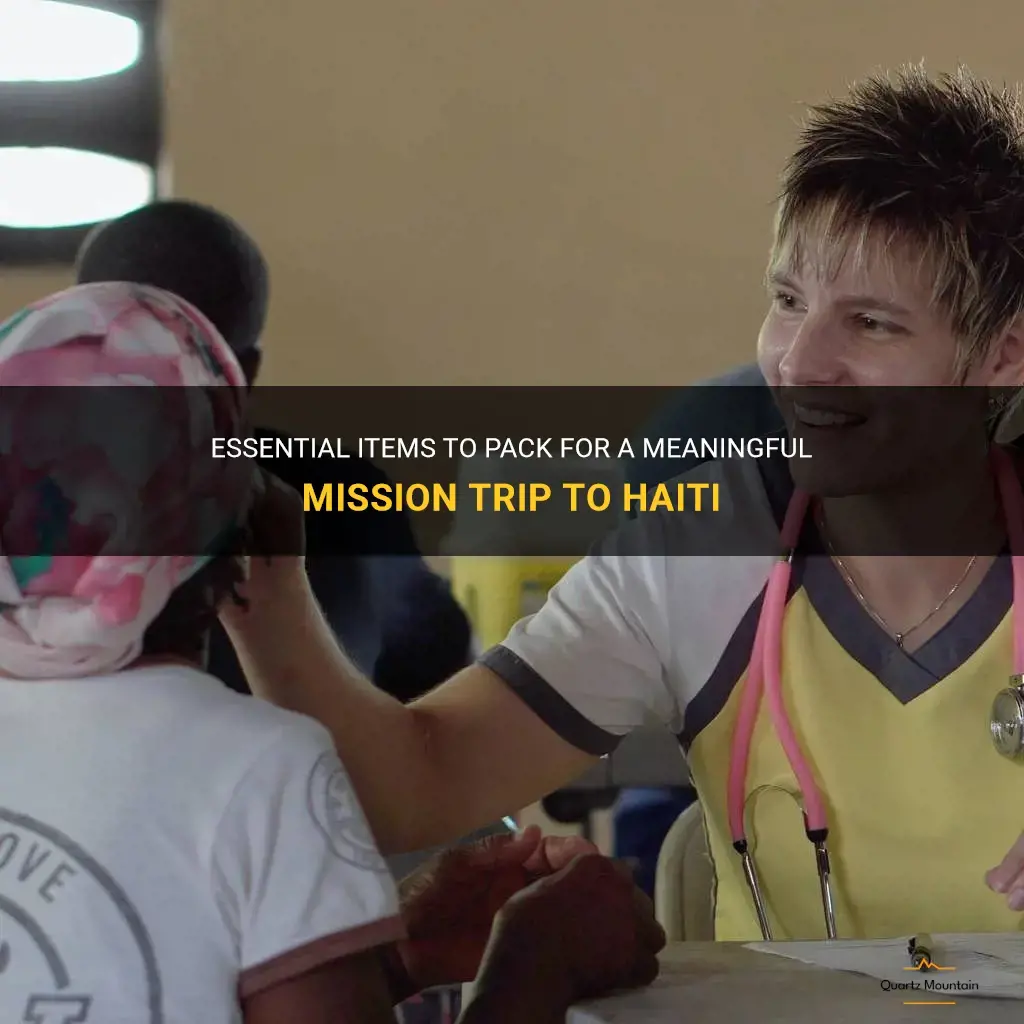 what to pack for a mission trip to haiti