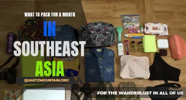 Essential Items to Pack for a Month-long Adventure in Southeast Asia