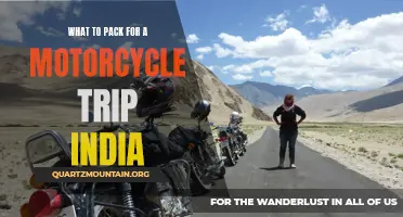 Essential Items to Pack for an Unforgettable Motorcycle Trip in India