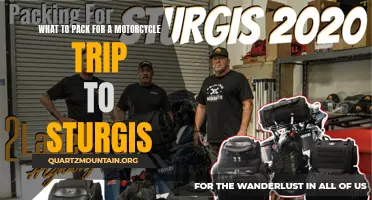 Essential Items to Pack for an Unforgettable Motorcycle Trip to Sturgis