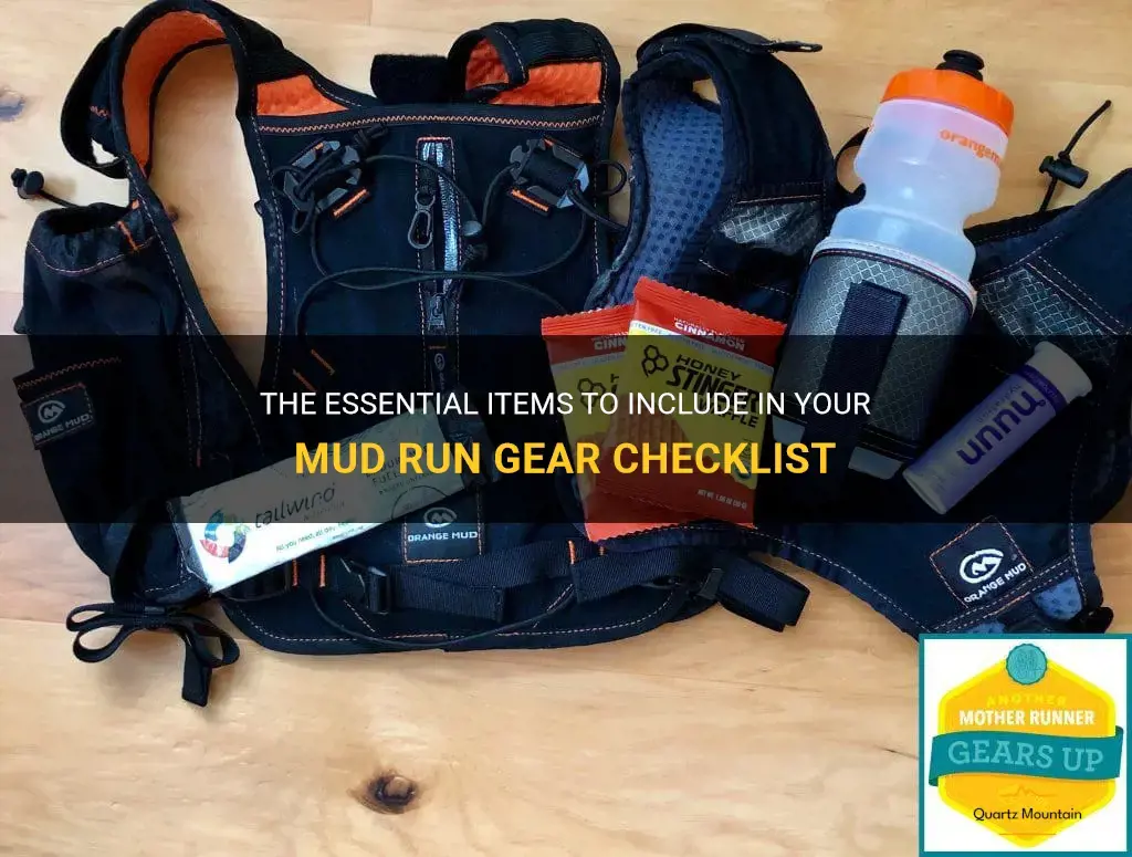 what to pack for a mud run