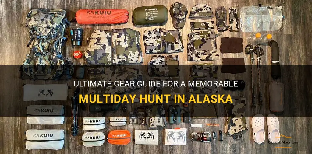 what to pack for a multiday hunt in alaska