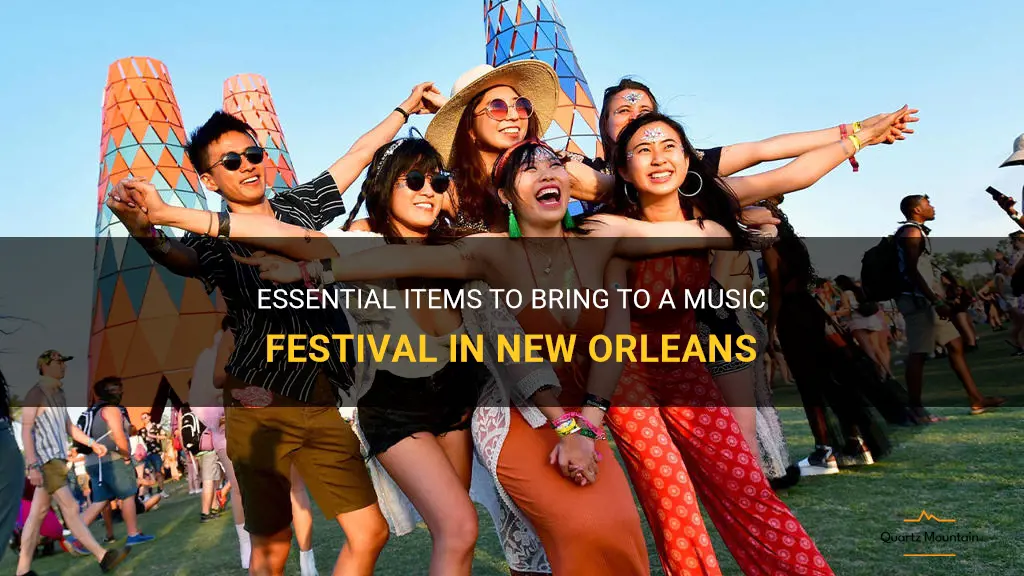 what to pack for a music festival in new orleans