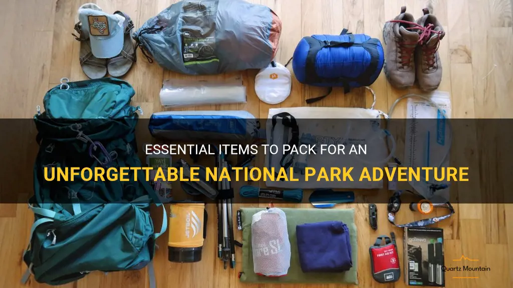 what to pack for a national park