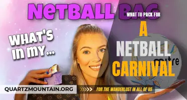 Essential Items to Pack for a Netball Carnival